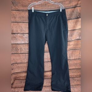 Under Armour Tech Straight-Fit Performance Golf Pants Size 36x30 Black AQ-1625